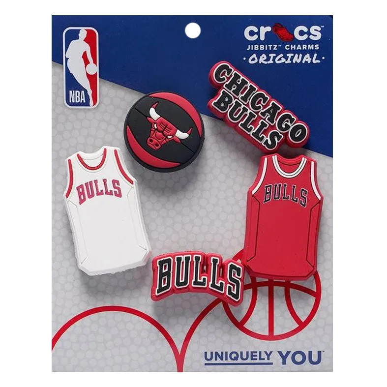 Chaussures Crocs Jibbitz™ NBA Chicago Bulls Pack de 5