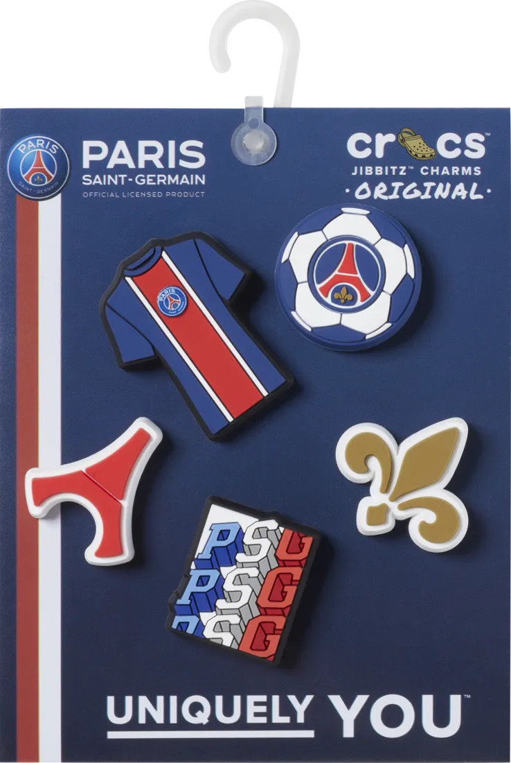 Chaussures Crocs Jibbitz™ Paris St Germain FC Pack de 5