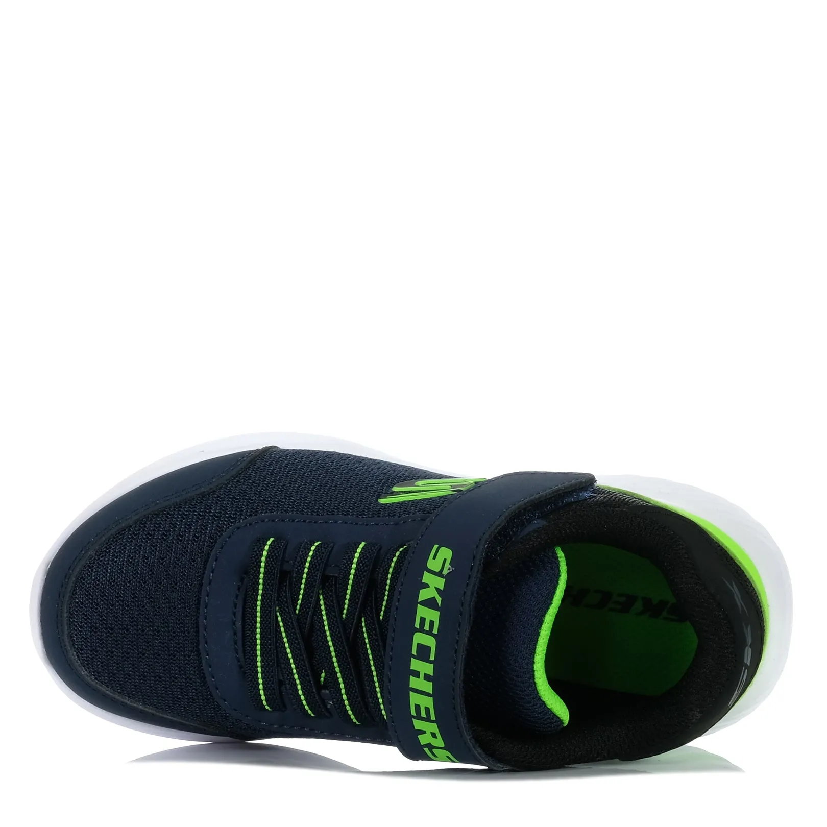 Skechers Bounder - Chaussures Trekzic 403908L Bleu Marine Lime