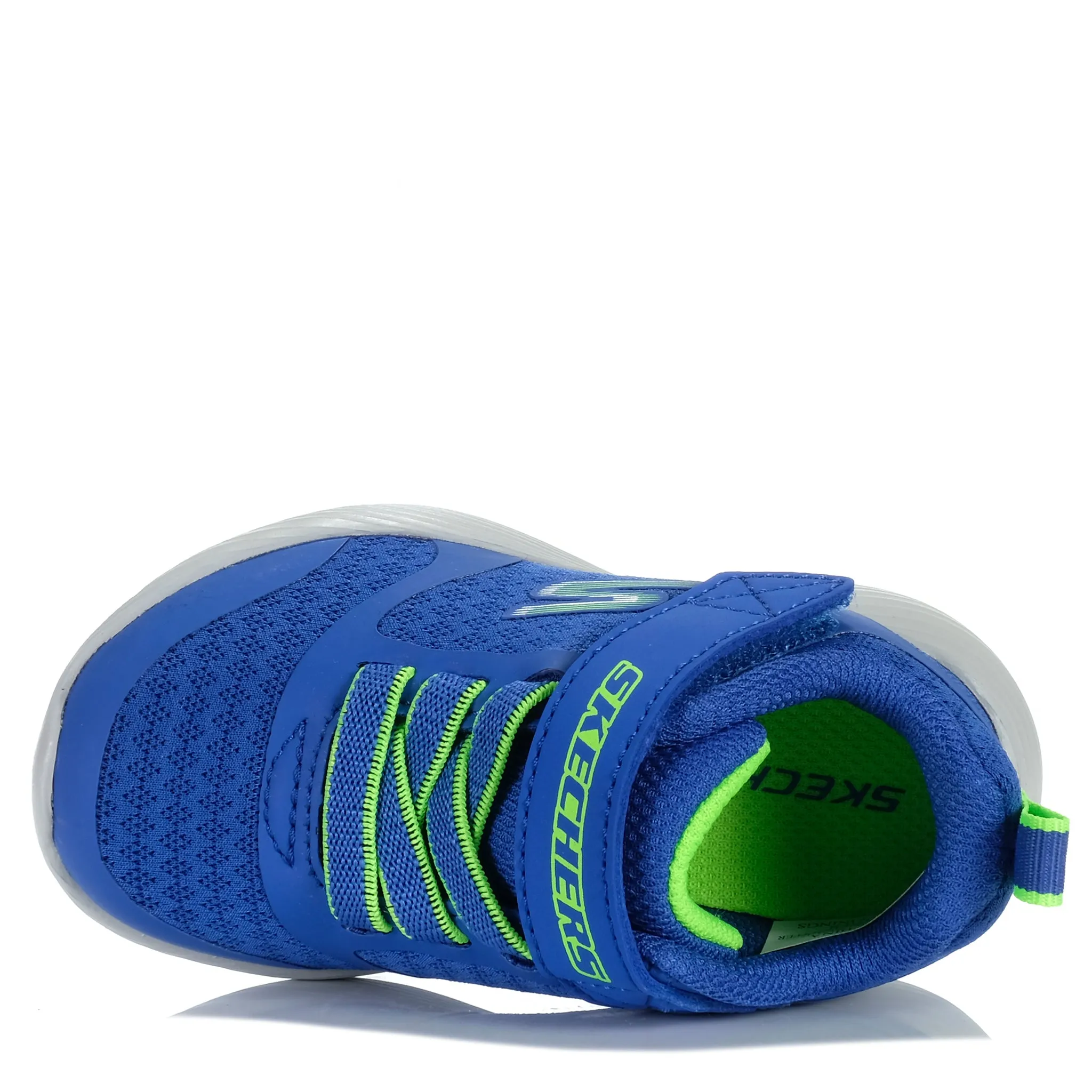 Skechers Dyna-Lite - Chaussures Goltran 405096N Bleu/Citron Vert_Skechers
