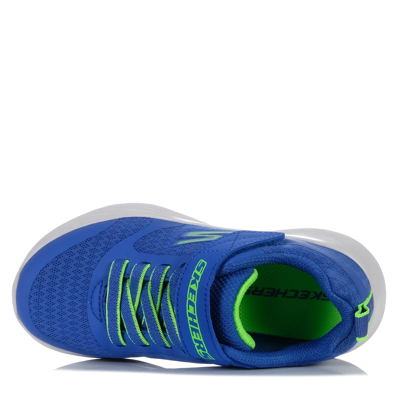 Skechers GOrun 400 V2 - Chaussures Goltran 405095L Bleu/Citron Vert_Skechers