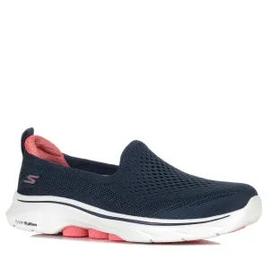 Skechers GOwalk 7 - Vina 125208 Navy/Coral Shoes_Skechers