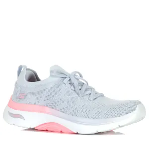 Skechers GOwalk Arch Fit 2.0 - Bel 125320 Grey/Pink Shoes_Skechers