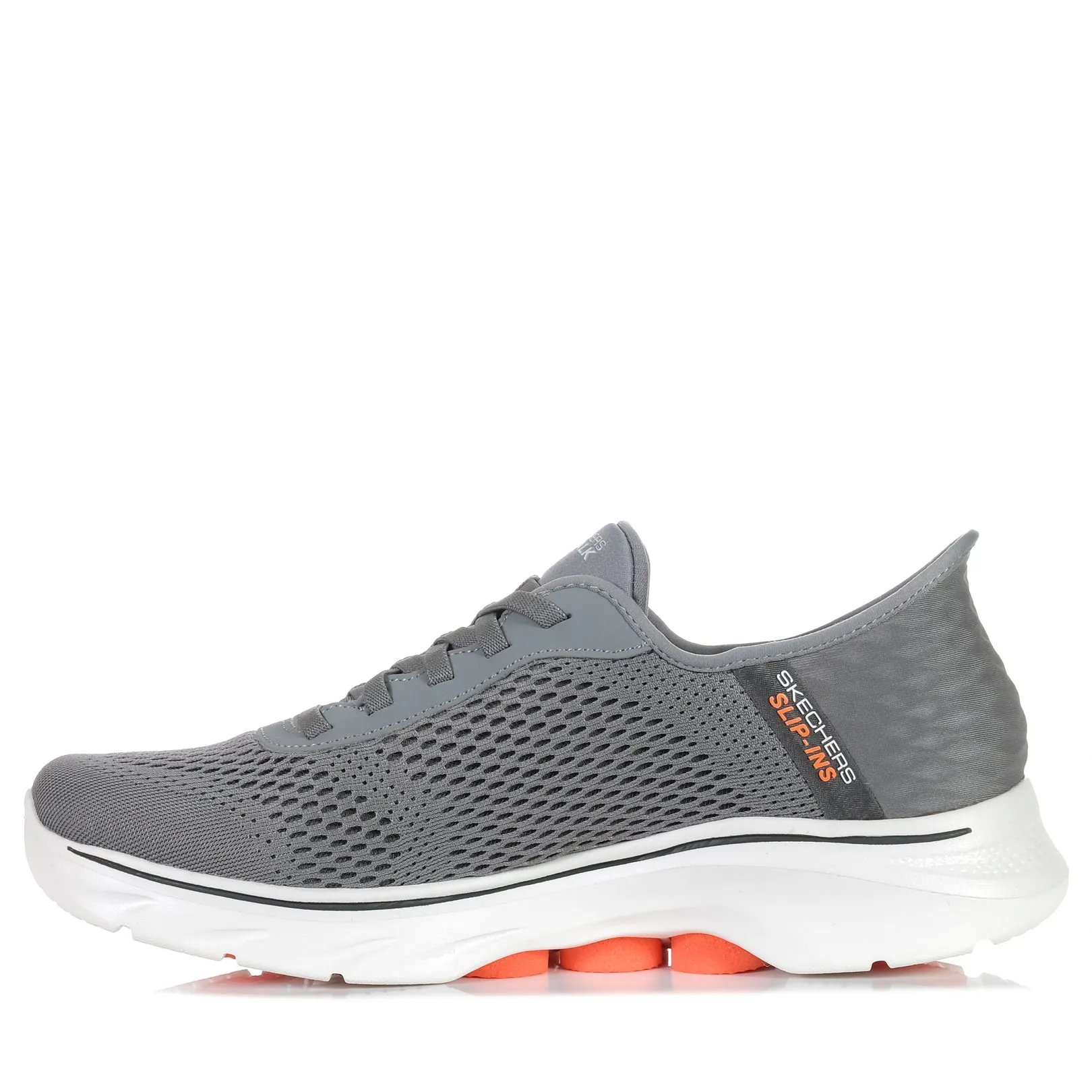 Skechers Slip-Ins : GOwalk 7 - Free Hand 2 216648 Chaussures Gris/Orange_Skechers