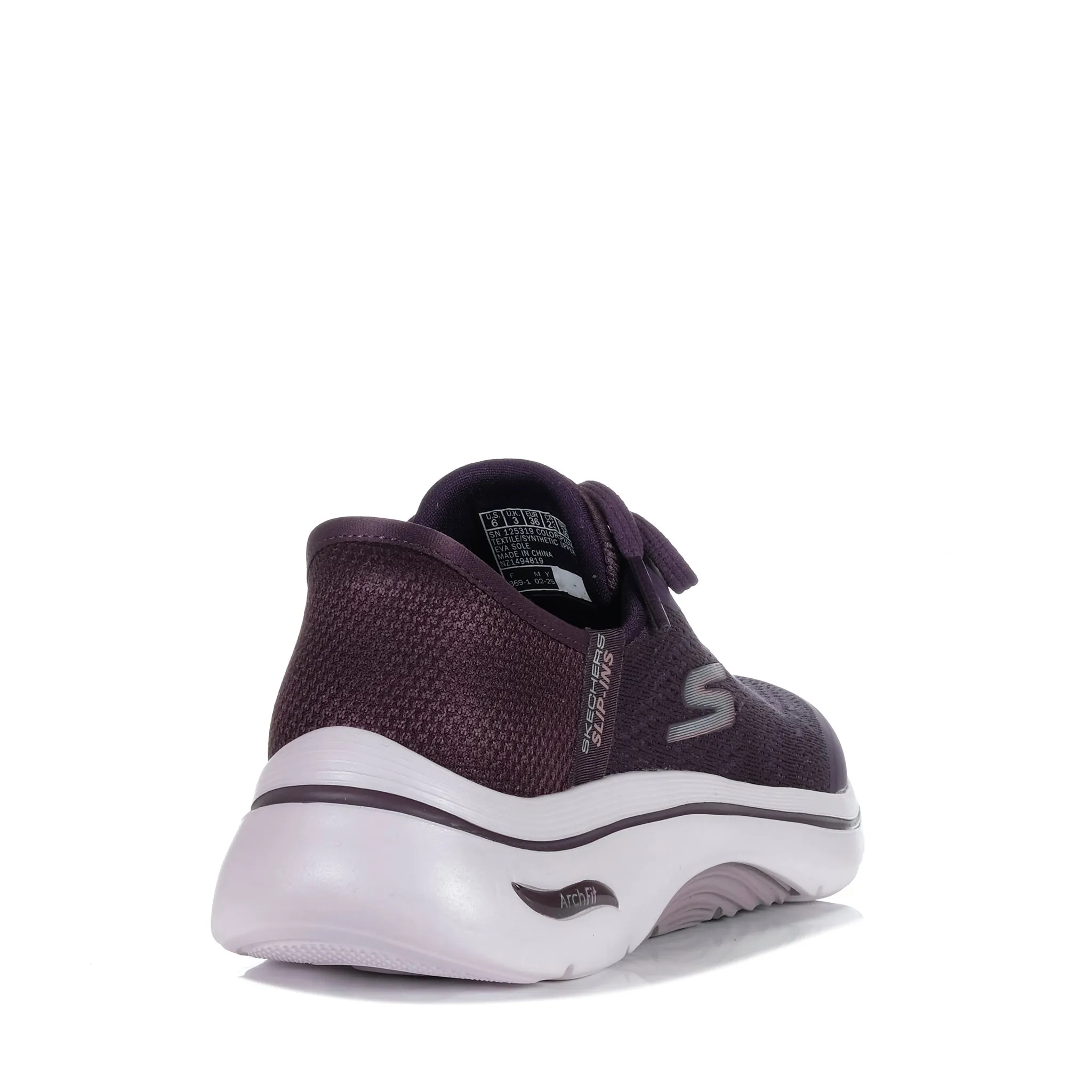 Skechers Slip-Ins : GOwalk Arch Fit 2.0 - Valencia 125319 Chaussures Prune