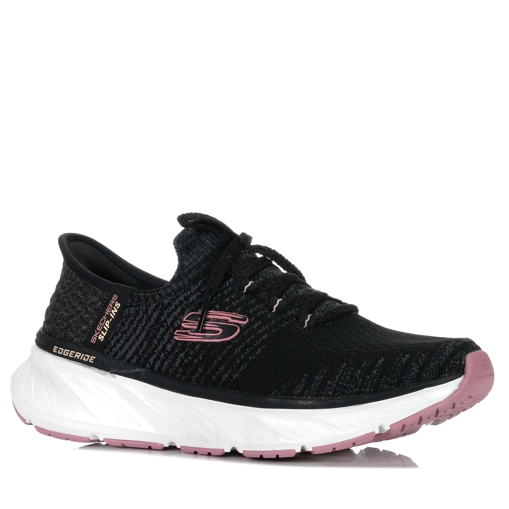 Skechers Slip-Ins Relaxed Fit : Edgeride 150470 Noir/Rose