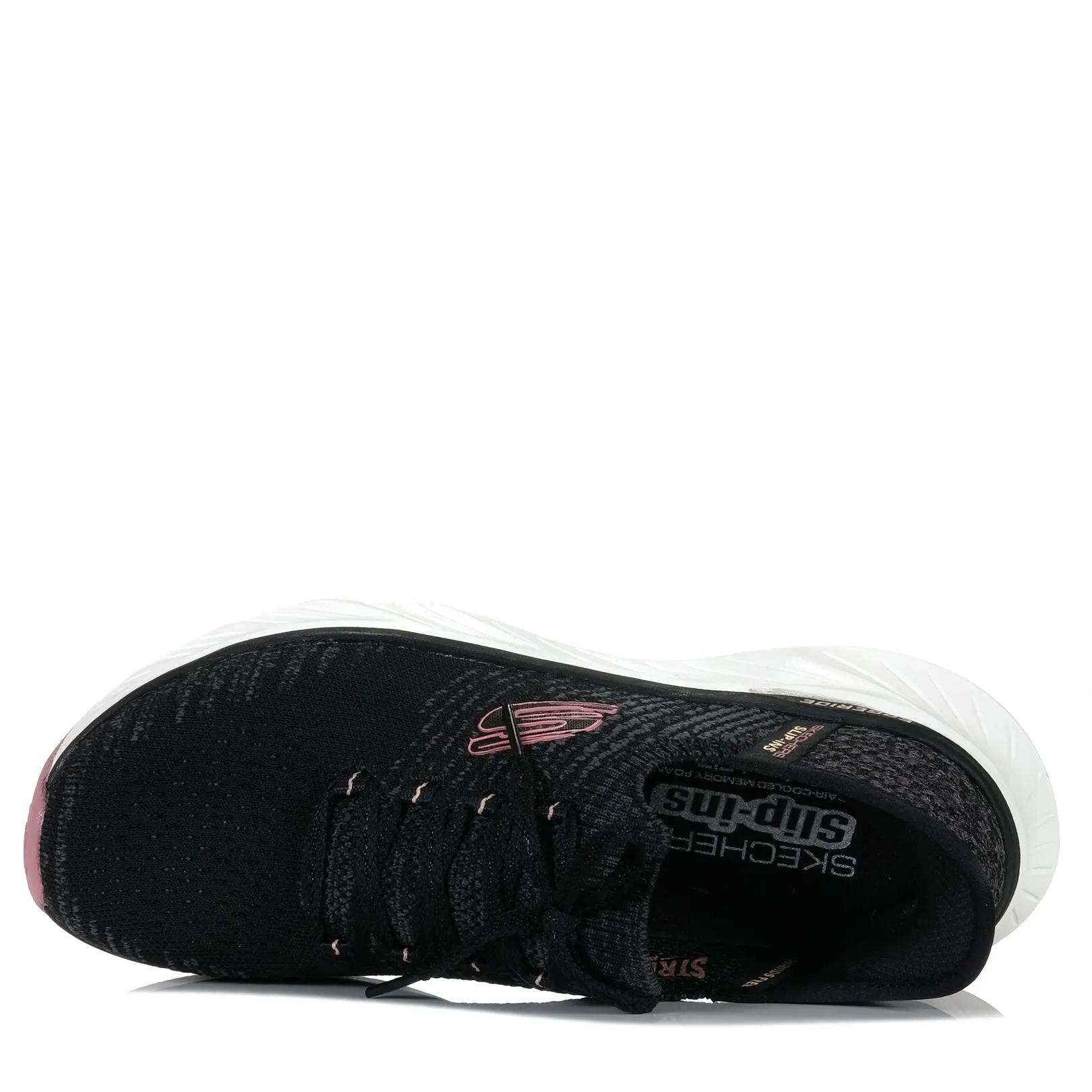 Skechers Slip-Ins Relaxed Fit : Edgeride 150470 Noir/Rose