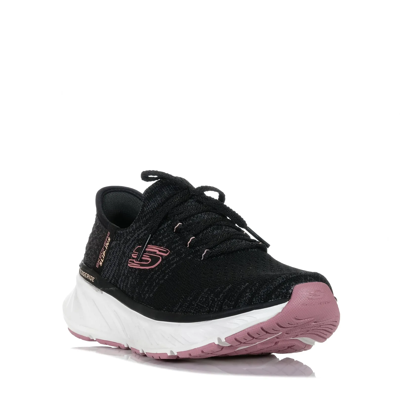 Skechers Slip-Ins Relaxed Fit : Edgeride 150470 Noir/Rose