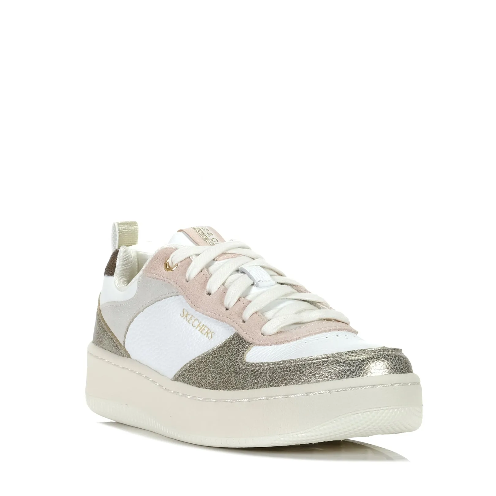 Skechers Sport Court 92 - Brillant Iridescent 185036 Blanc/Rose