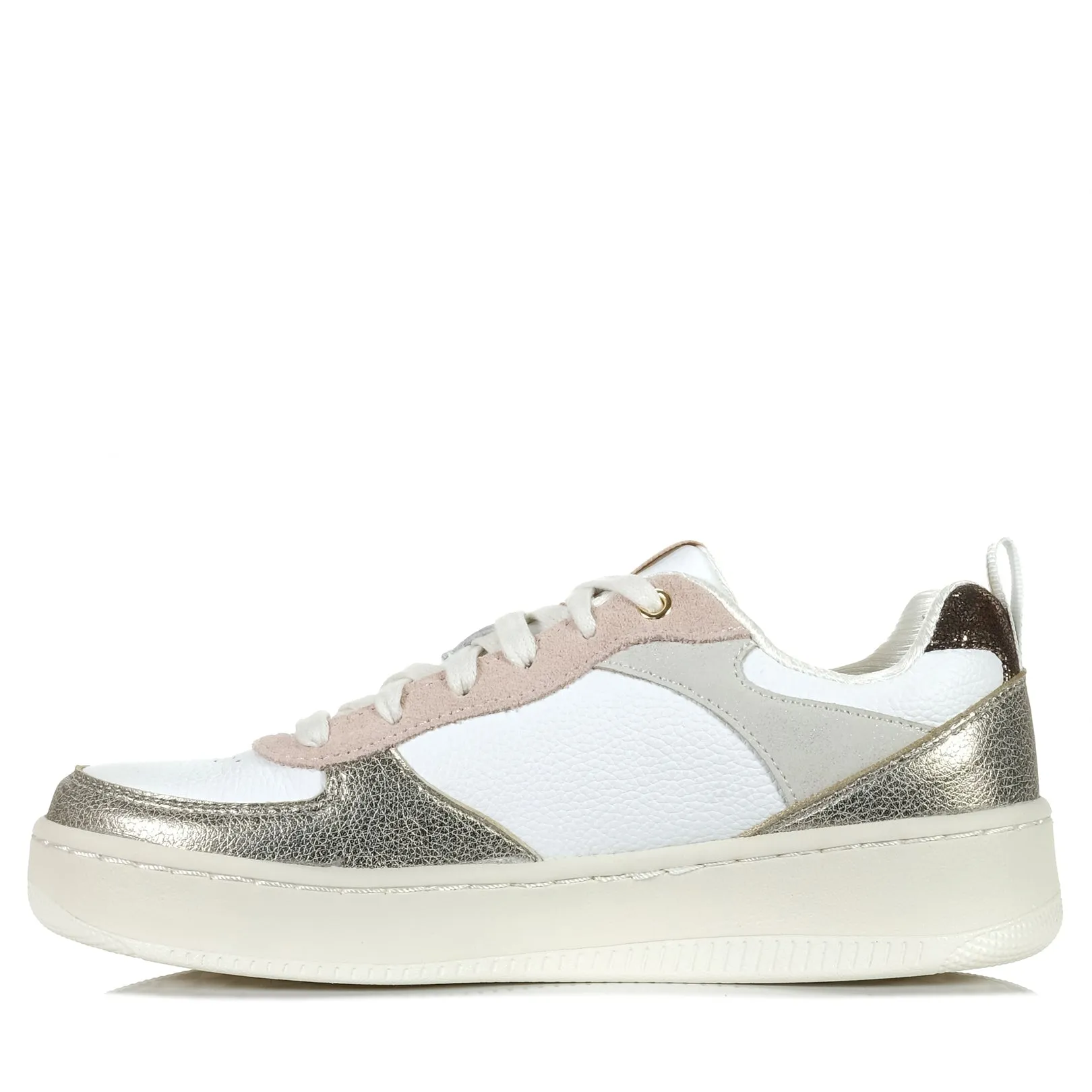 Skechers Sport Court 92 - Brillant Iridescent 185036 Blanc/Rose