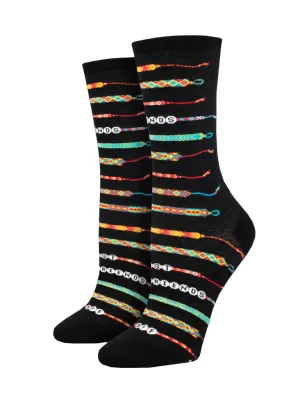 Socksmith Socks Friendship Bracelet - Black