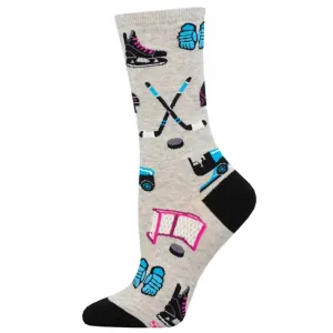 Socksmith Socks Hockey Gear - Grey Heather
