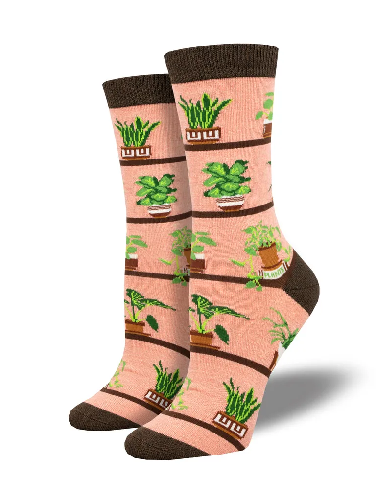 Socksmith Chaussettes Plantes d'intérieur - Rose