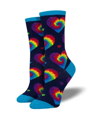 Socksmith Socks I Heart Tie-Dye - Navy