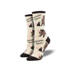 Socksmith Socks Mama Bear-Ivory Heather