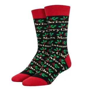 Socksmith Socks Merry Christmas - Black