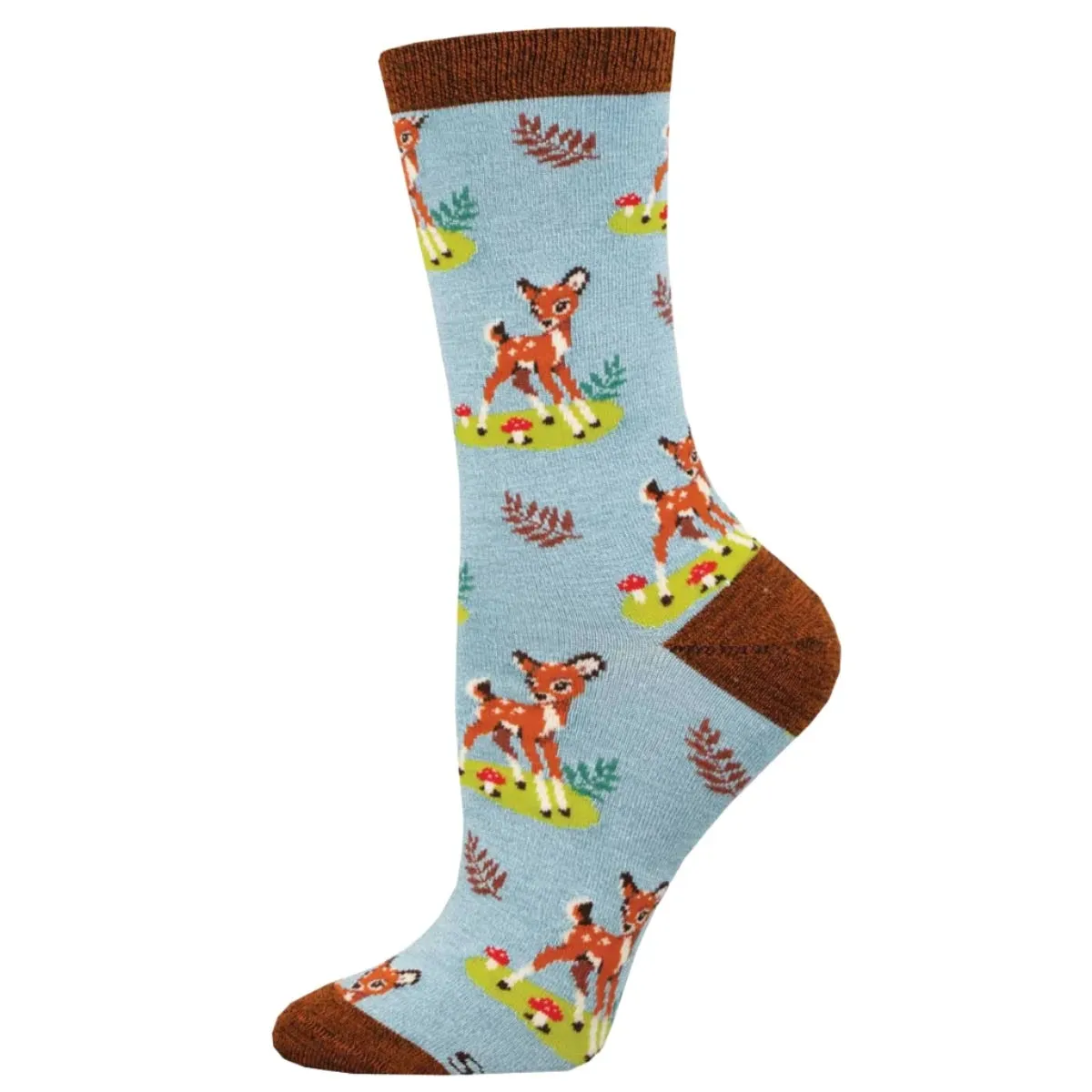 Socksmith Chaussettes Oh Deer, Vous Êtes Mignon - Bleu Chiné