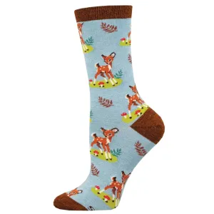 Socksmith Socks Oh Deer, You're Cute - Blue Heather