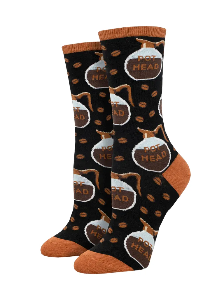 Chaussettes Socksmith Pot Head - Noir
