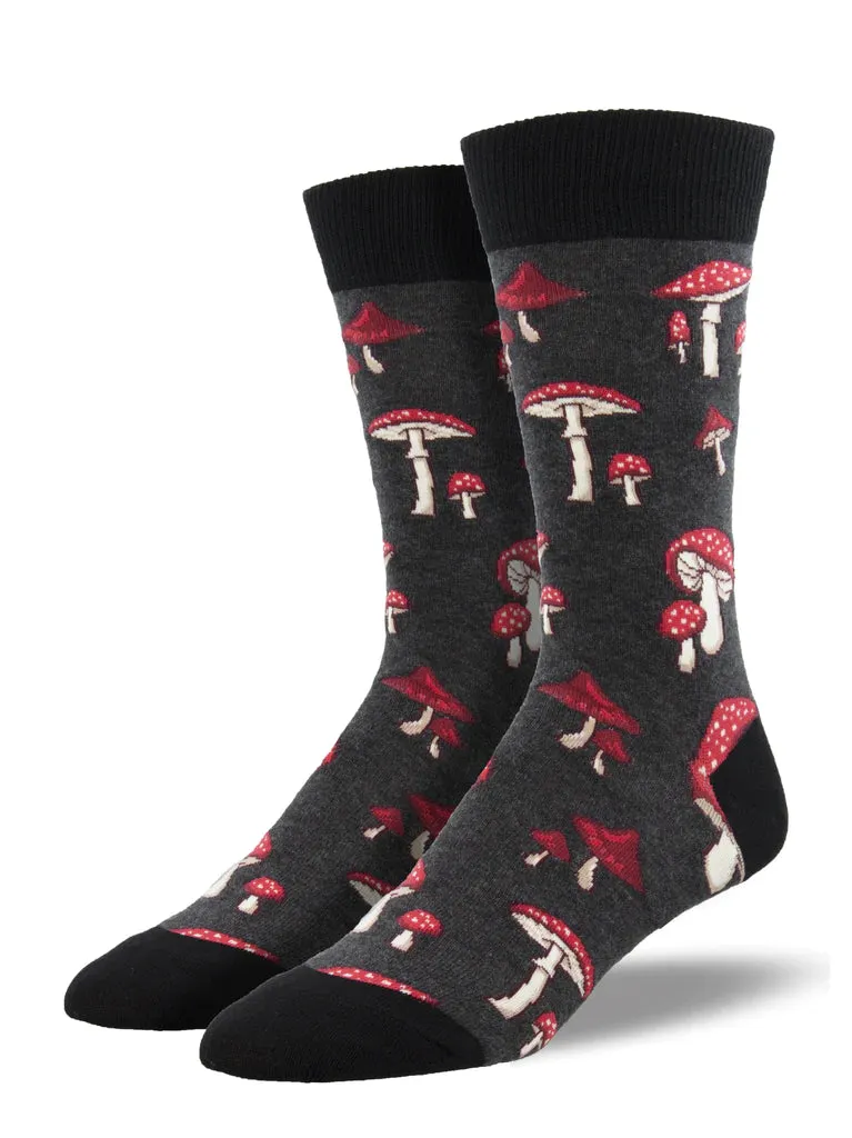 Socksmith Chaussettes Plutôt Sympa Pour Un Champignon - Charbon Chiné