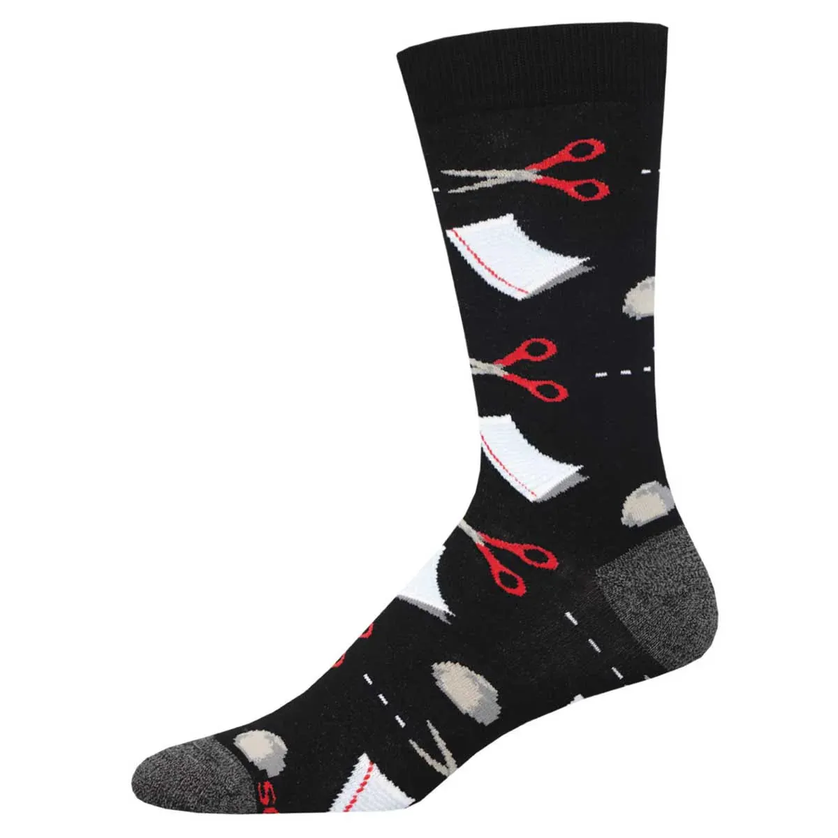 Socksmith Chaussettes Pierre, Papier, Ciseaux - Noir