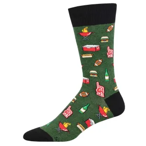 Socksmith Socks Tailgaters Delight - Green Heather