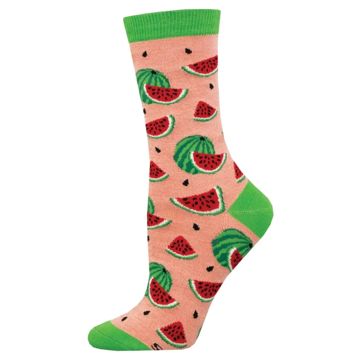 Chaussettes Socksmith Pastèque Rose Chiné