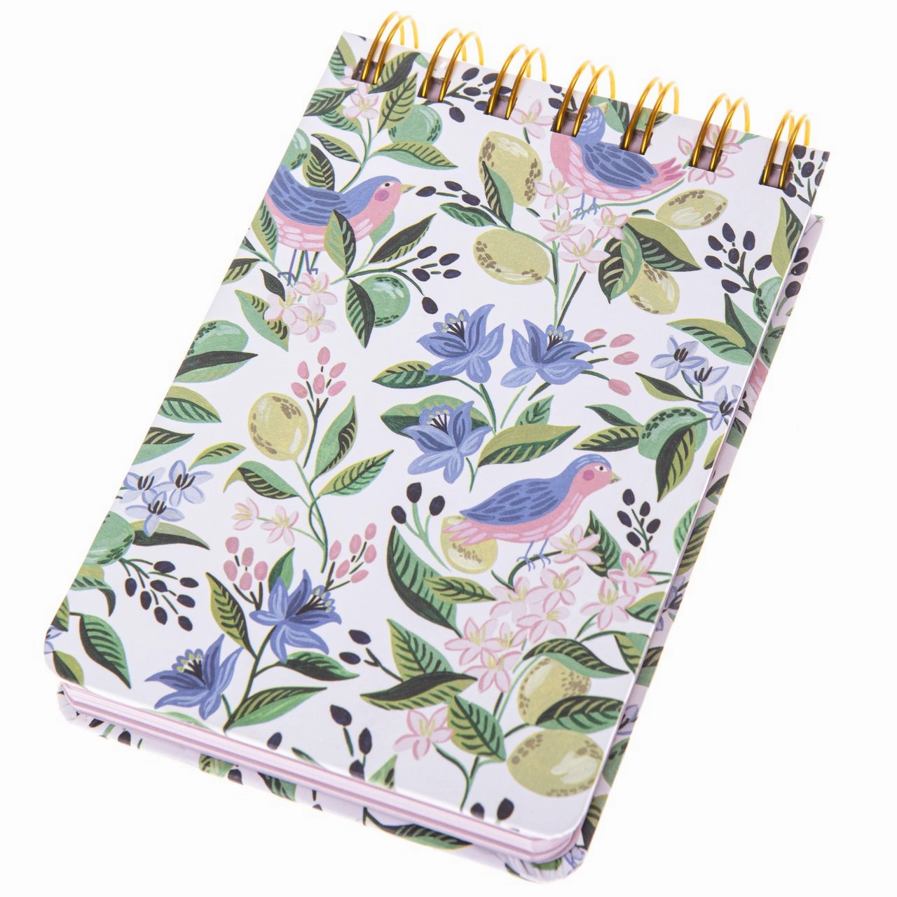 Spiral Notepad - Floral Birds