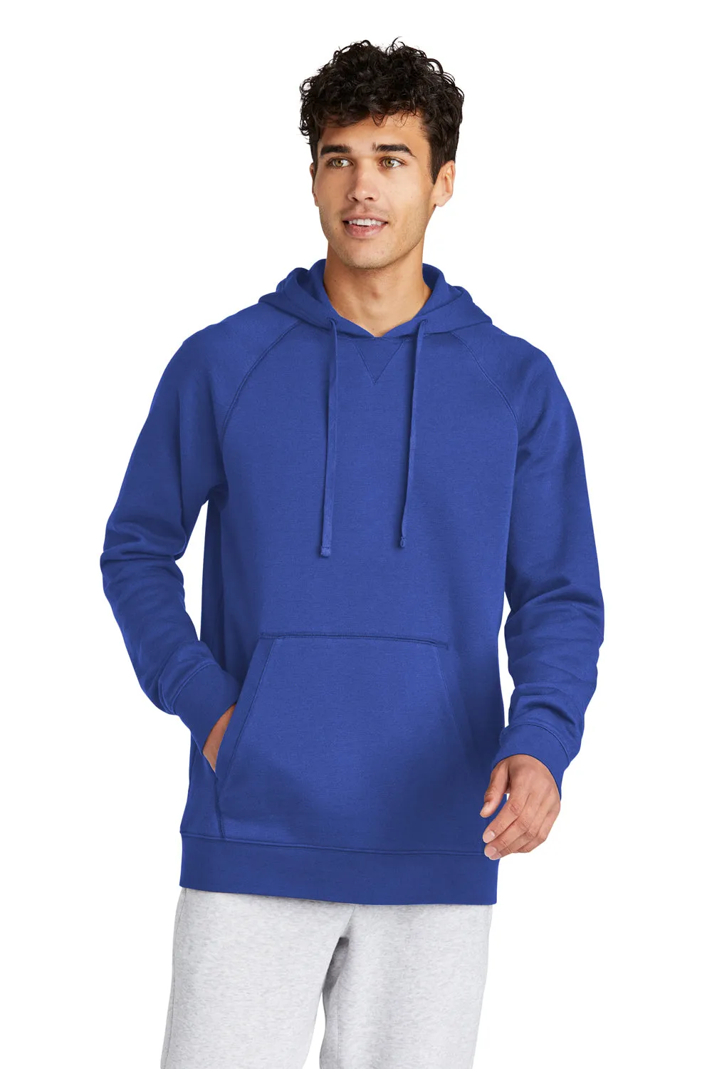 Sport-Tek Sweat à capuche pour homme avec poche kangourou - Bleu royal vrai