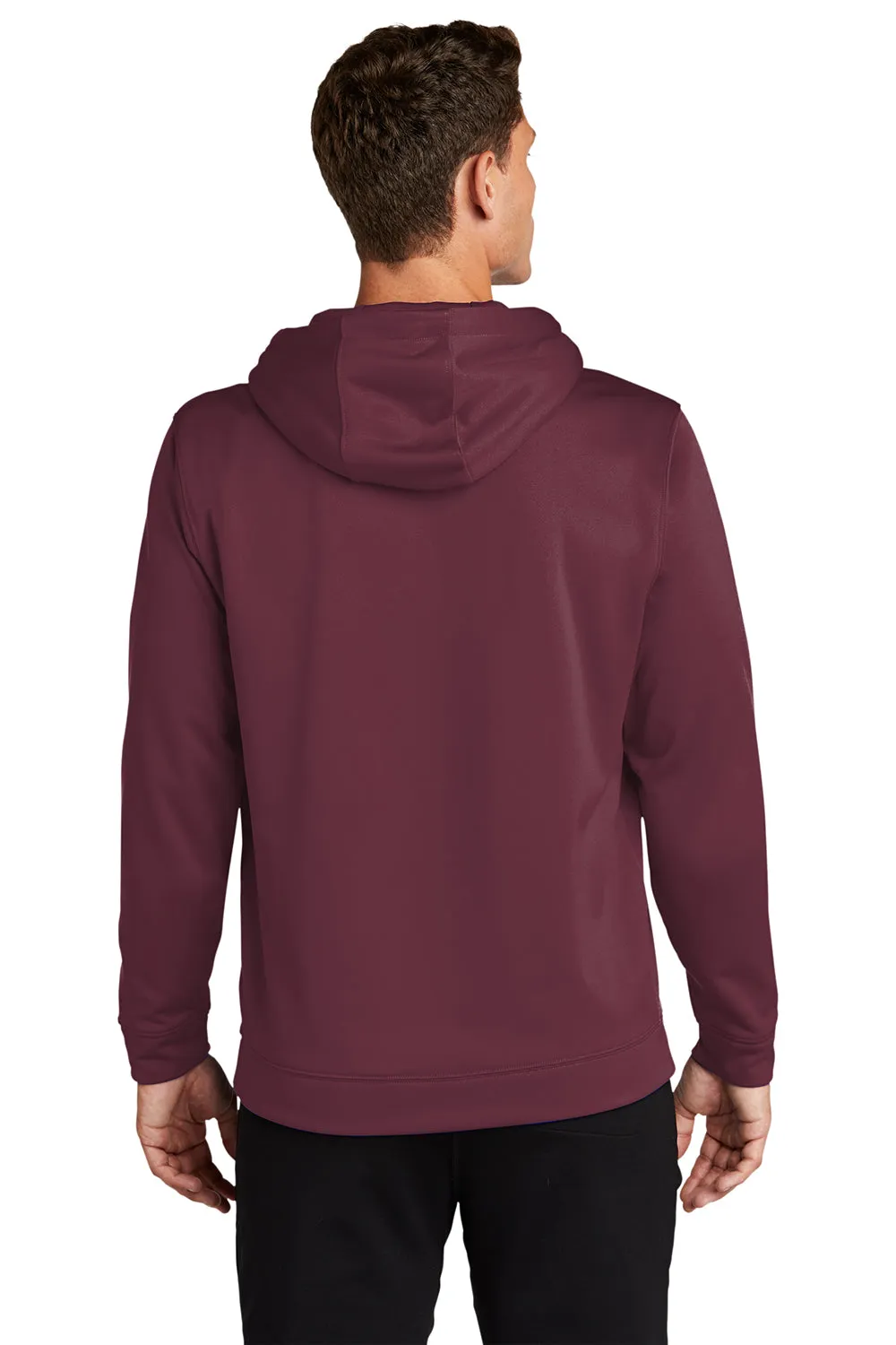 Sport-Tek Sweat à capuche pour homme en polaire respirante avec poche kangourou - Marron