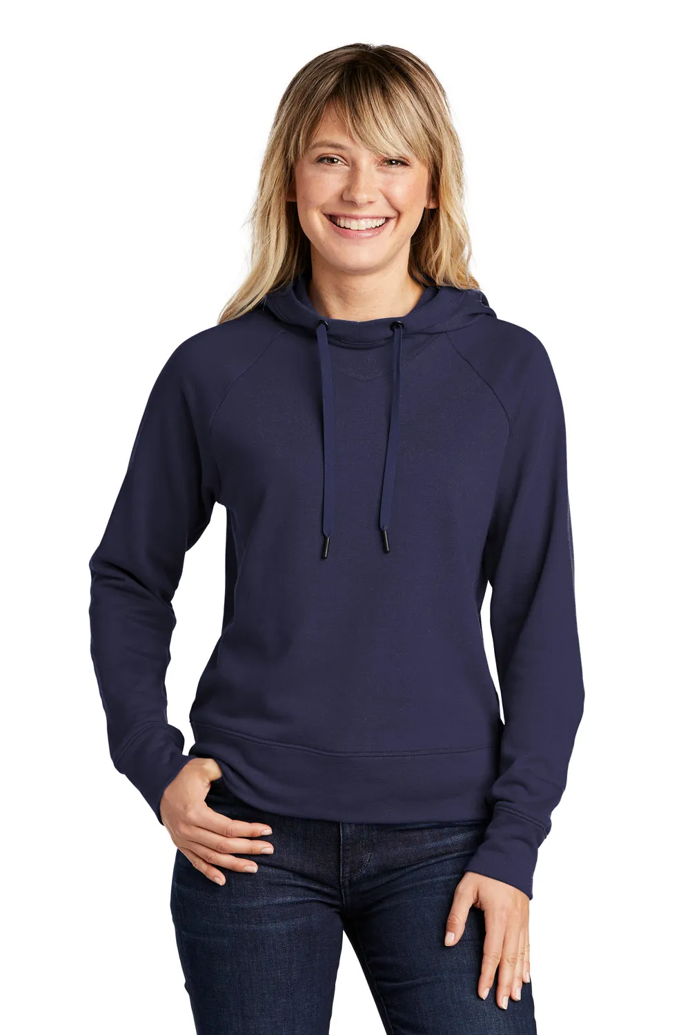 Sport-Tek Sweat à capuche pour femmes en French Terry - Bleu marine - Liquidation