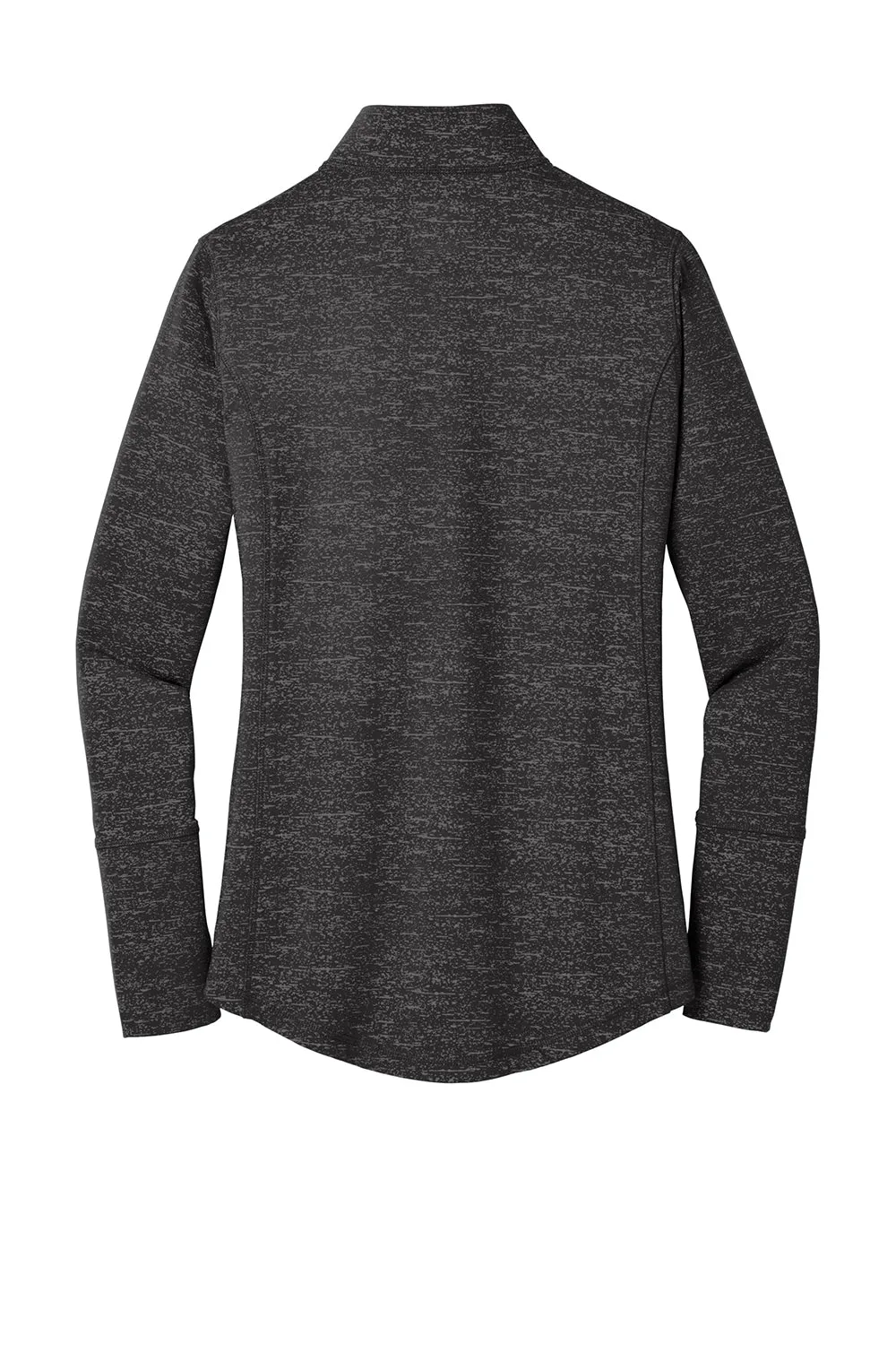 Sport-Tek Sweat-shirt Femme Sport-Wick à Évacuation de l'Humidité avec Fermeture 1/4 Zip - Noir - Liquidation