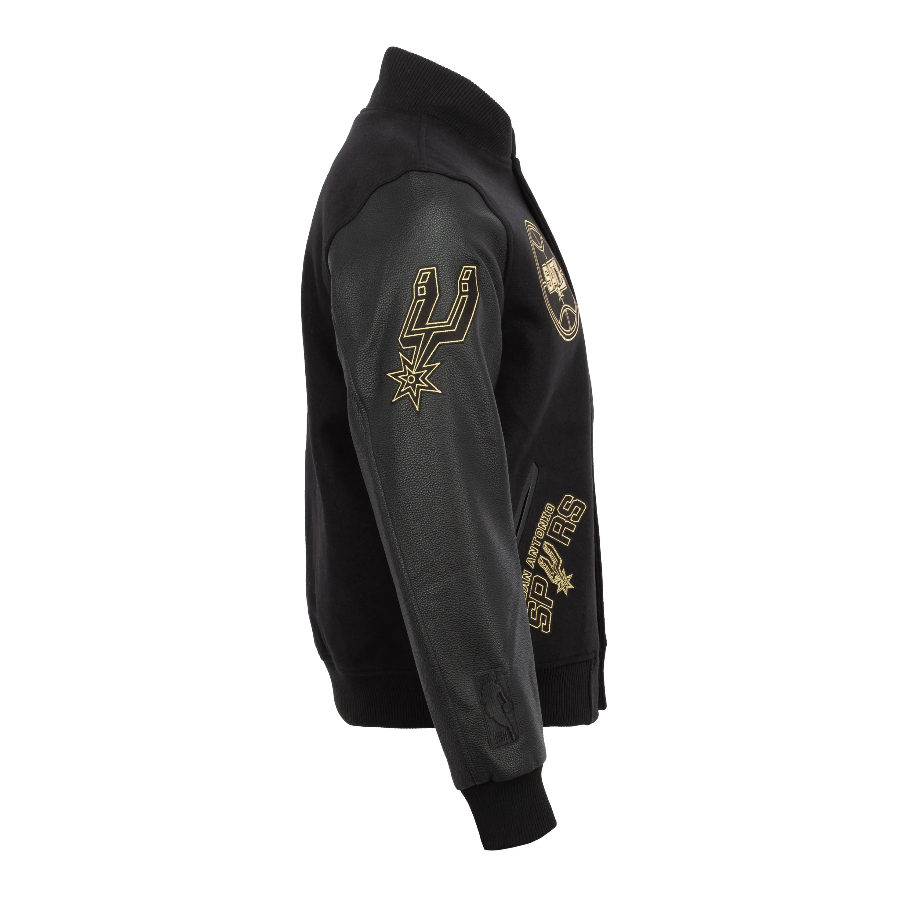 Veste de sport Spurs Noir Or - Vêtements pour Homme_Pro-Standard