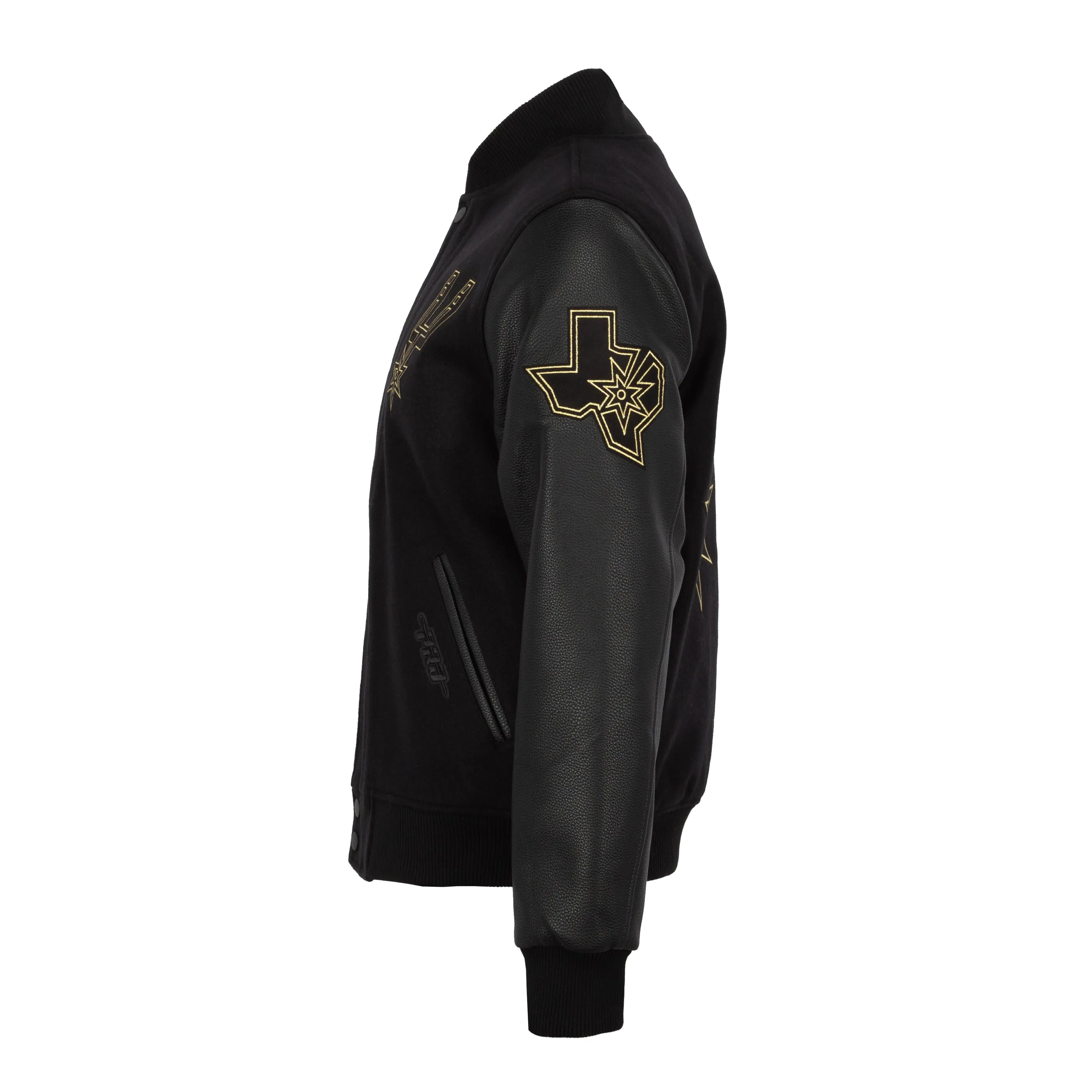 Veste de sport Spurs Noir Or - Vêtements pour Homme_Pro-Standard