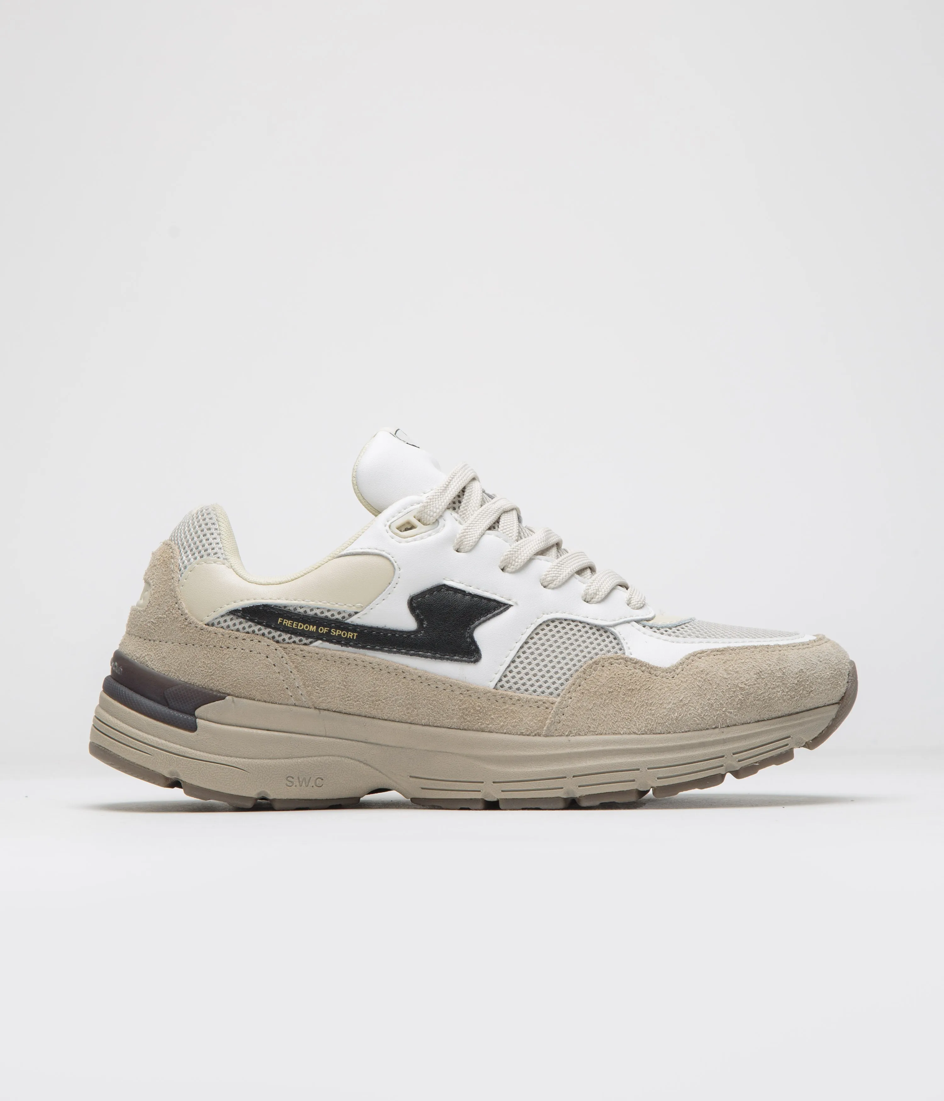 Chaussures Stepney Workers Club Amiel S-Strike Geo-Fusionnées - Hiver / Blanc Chaussures Stepney Workers Club