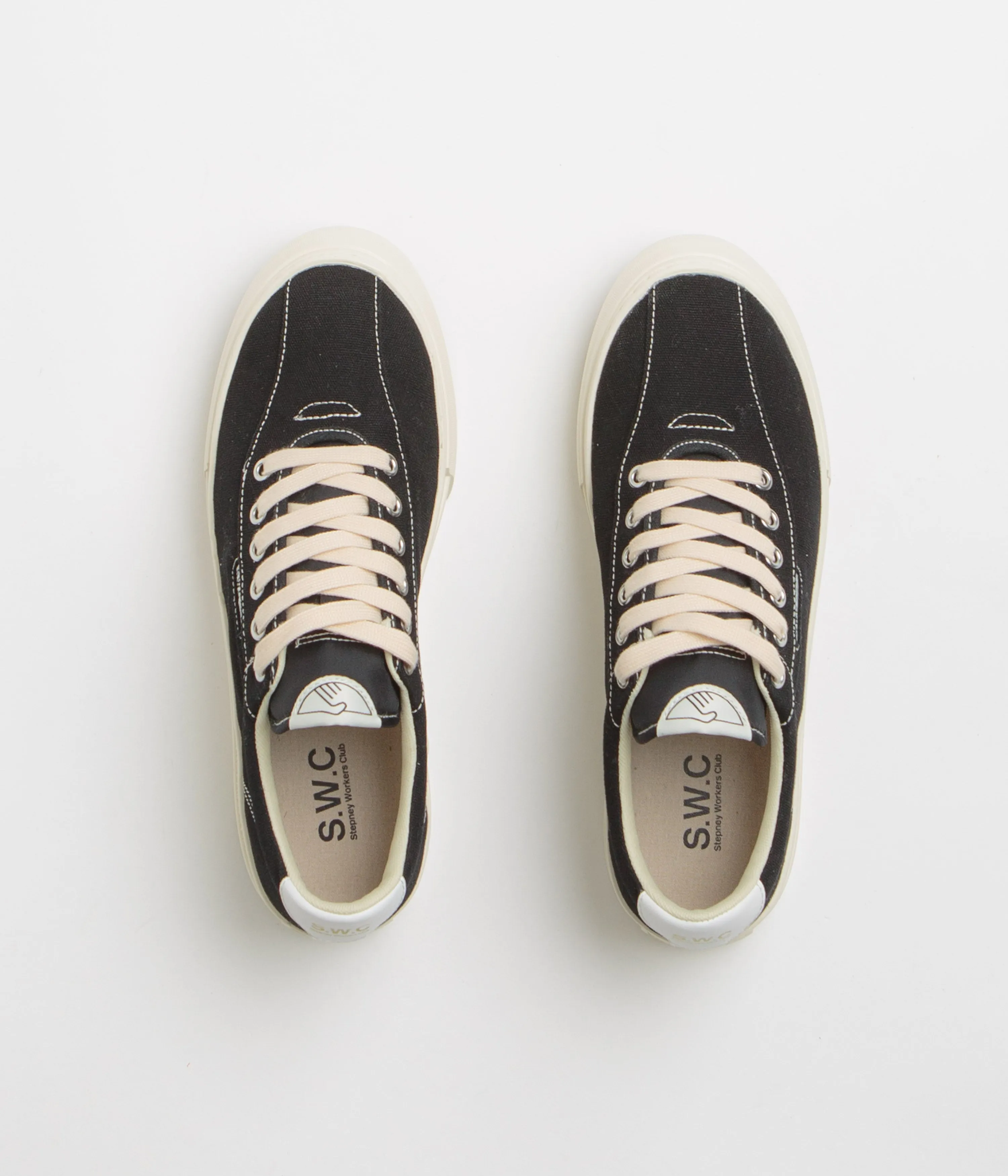 Stepney Workers Club Dellow 02 Chaussures en Toile - Noir Stepney Workers Club Chaussures