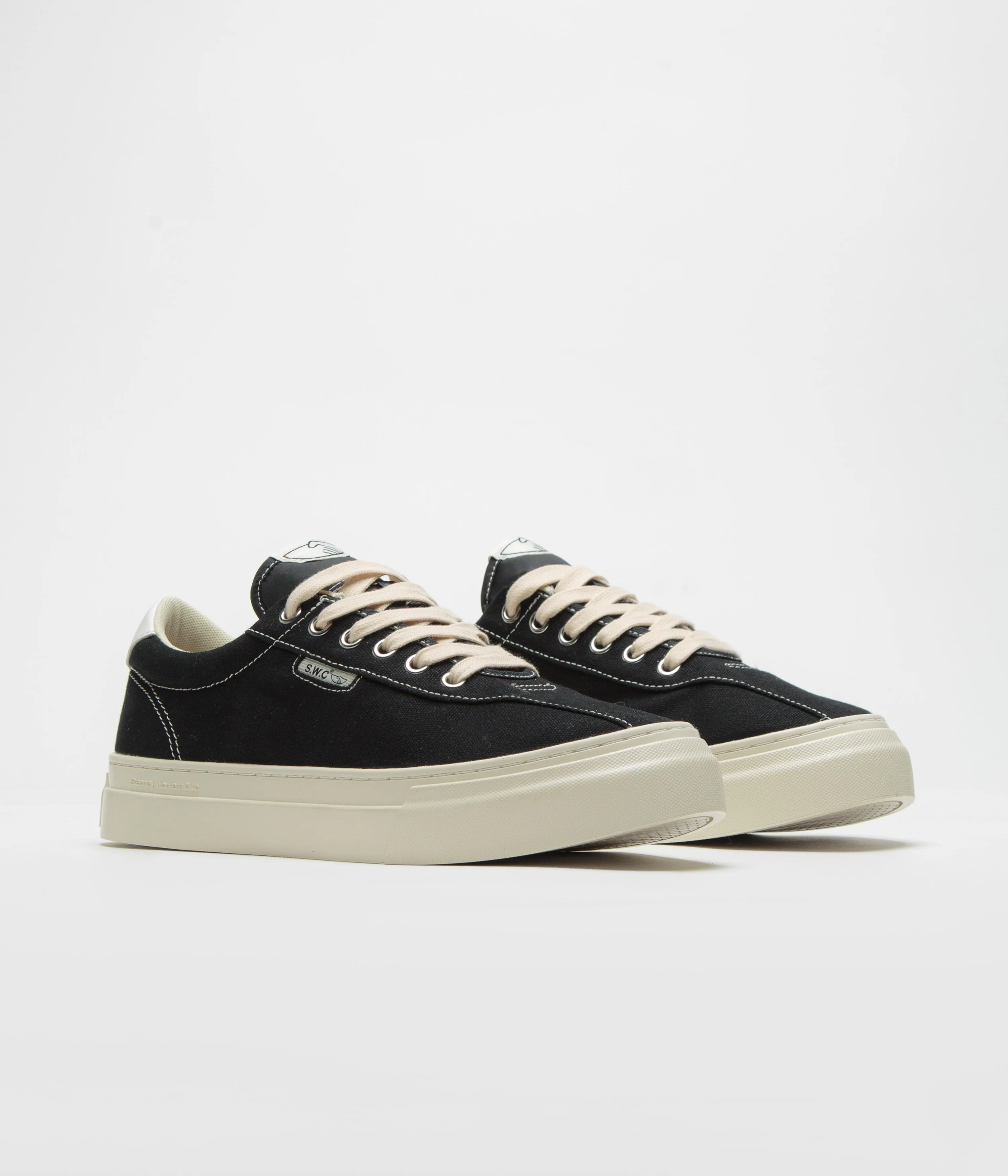 Stepney Workers Club Dellow 02 Chaussures en Toile - Noir Stepney Workers Club Chaussures