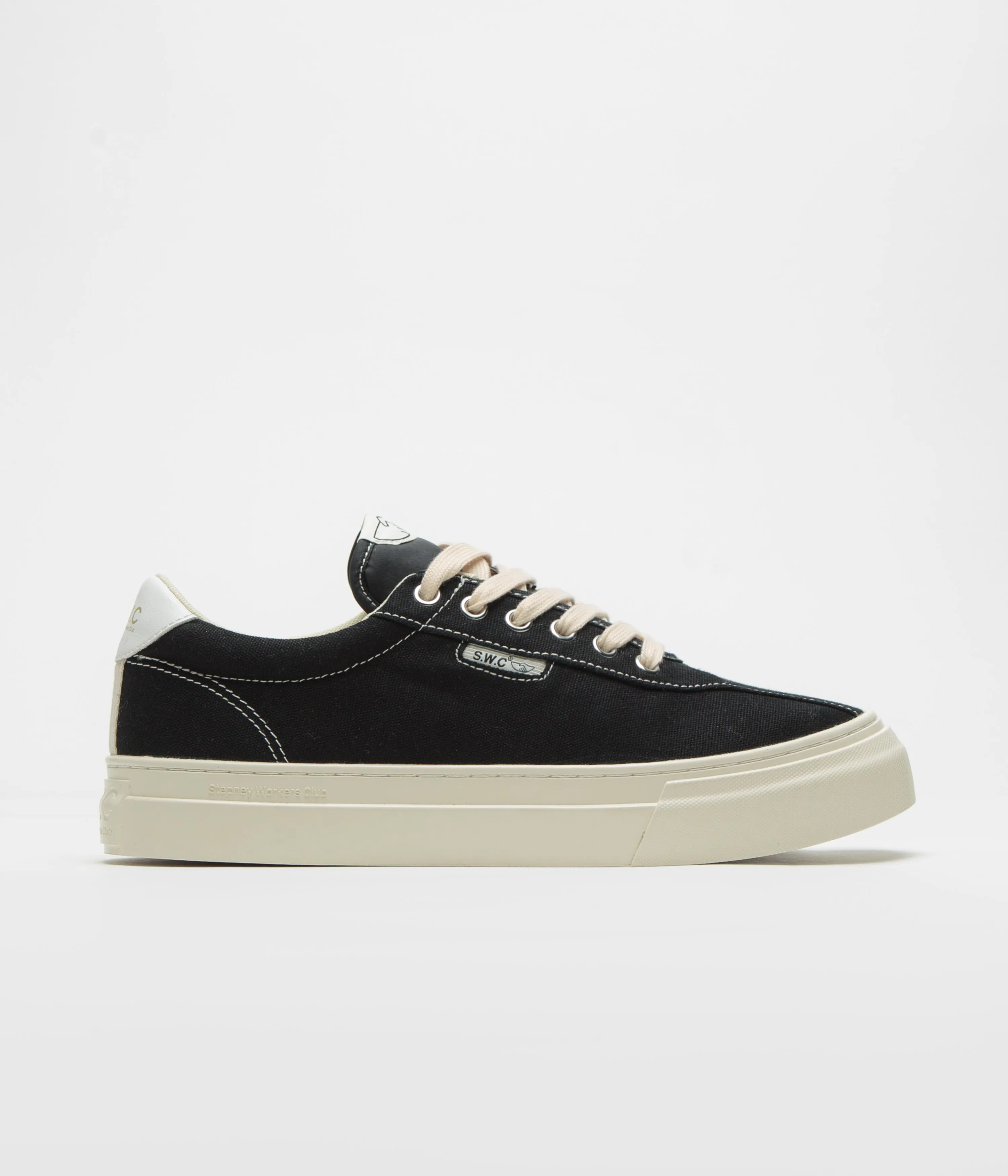 Stepney Workers Club Dellow 02 Chaussures en Toile - Noir Stepney Workers Club Chaussures