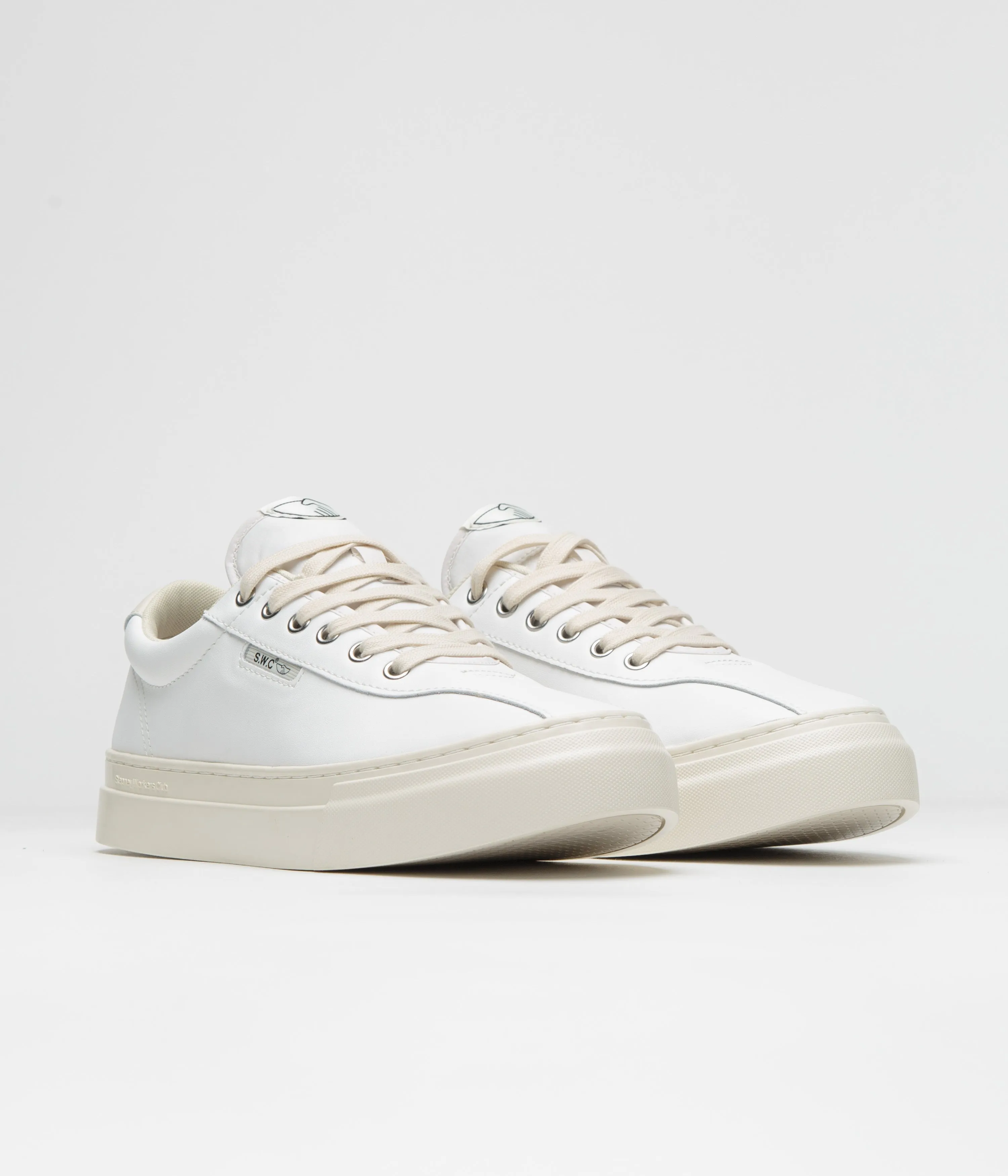 Chaussures Stepney Workers Club Dellow 02 Cup - Blanc Chaussures Stepney Workers Club