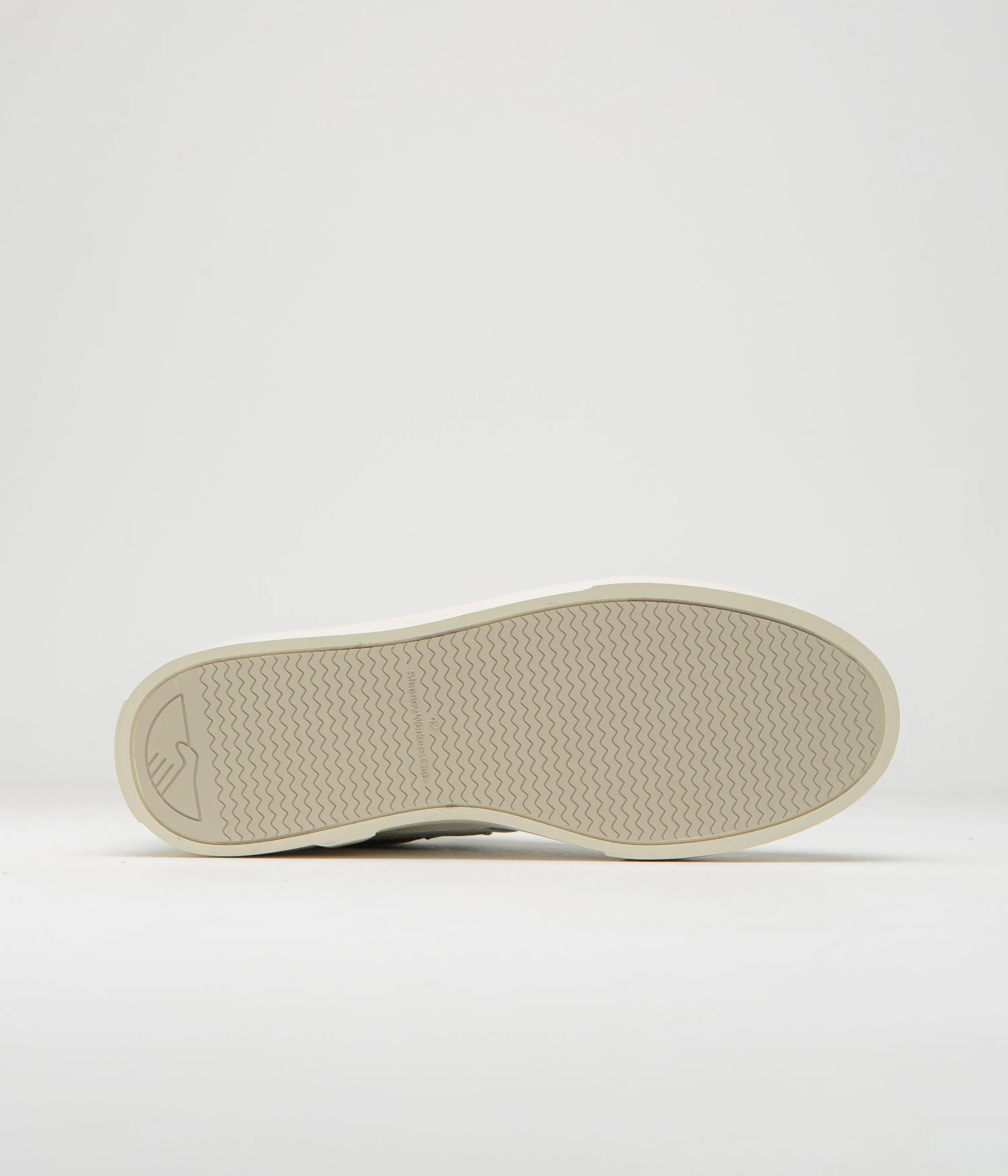 Stepney Workers Club Chaussures en cuir Pearl S-Strike - Blanc / Vert Stepney Workers Club