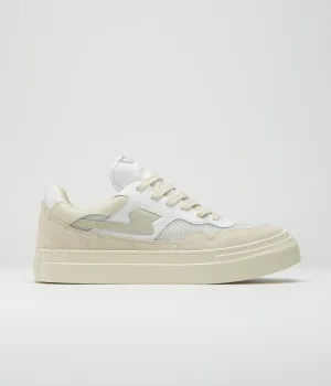 Stepney Workers Club Pearl S-Strike Suede Shoes - Ecru Putty Stepney Workers Club Shoes