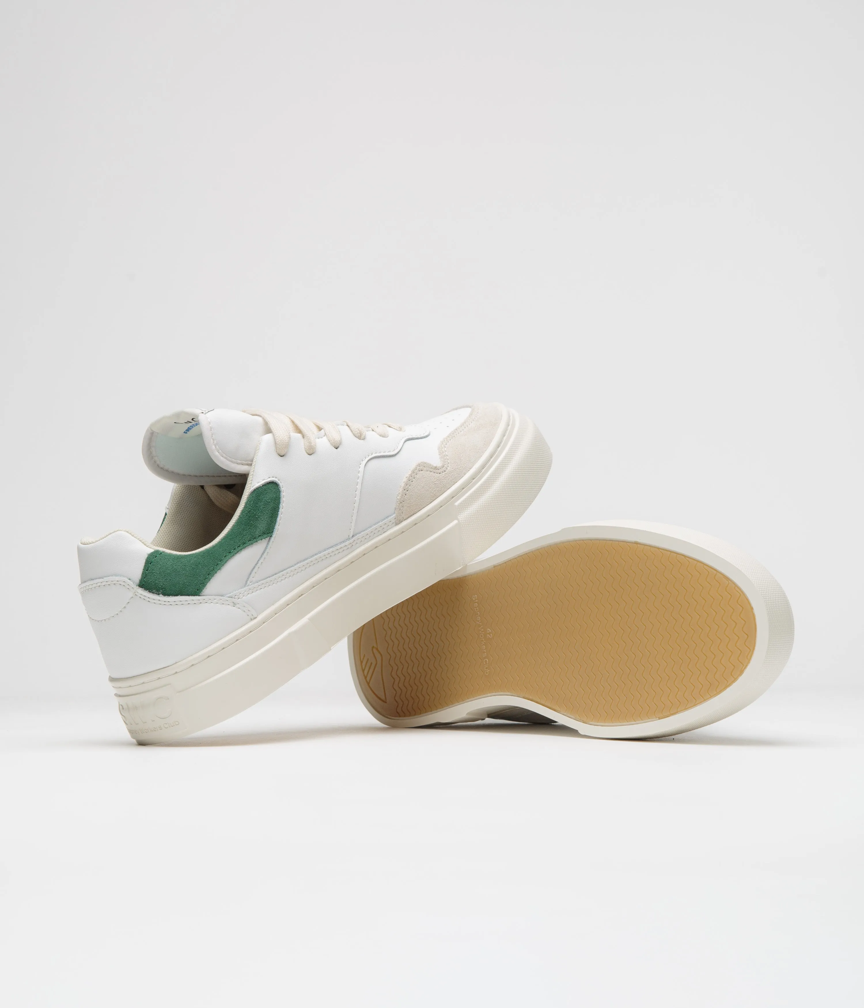 Chaussures Pearl Stepney Workers Club - Blanc / Vert Chaussures Stepney Workers Club