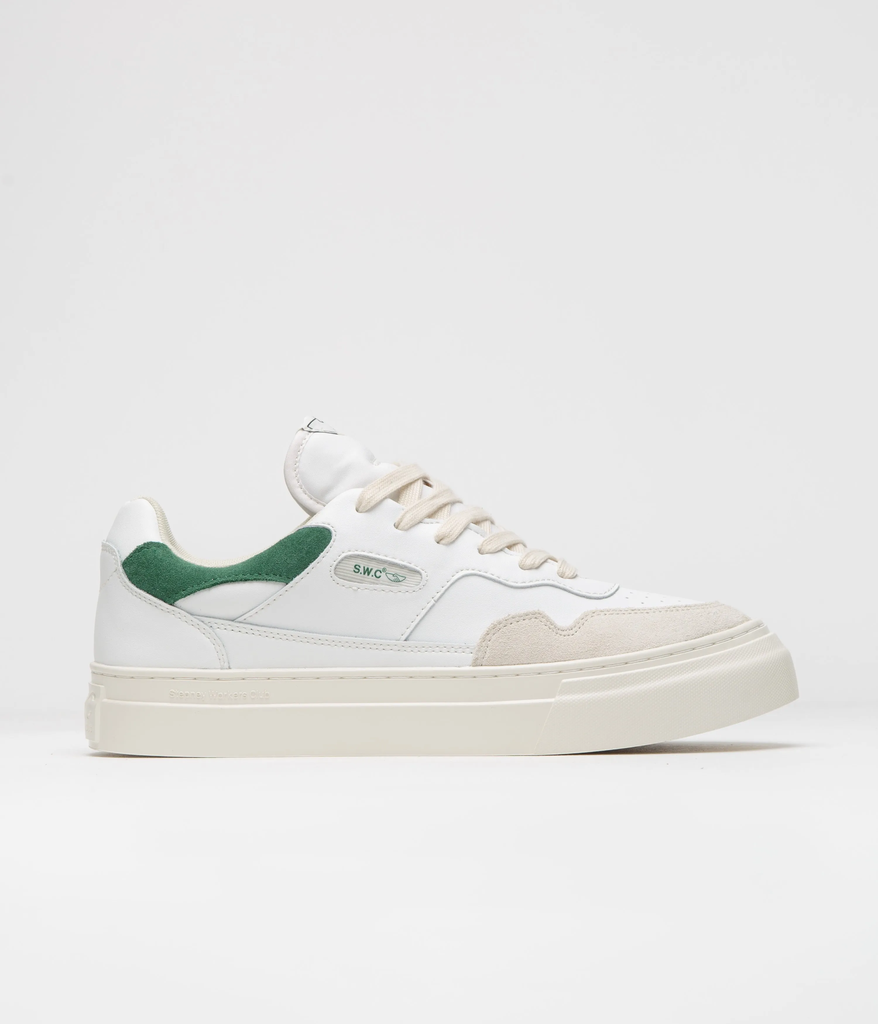 Chaussures Pearl Stepney Workers Club - Blanc / Vert Chaussures Stepney Workers Club