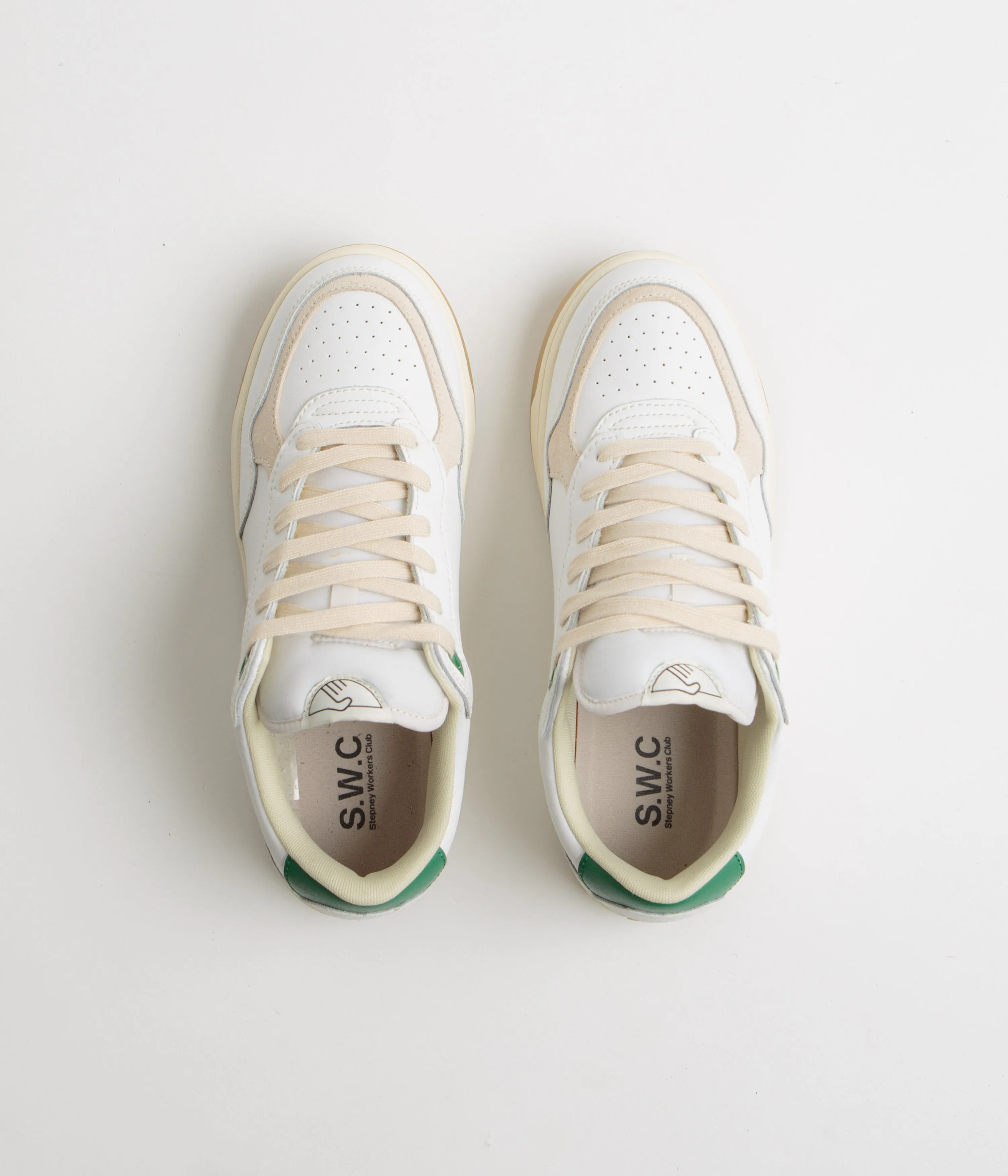 Chaussures Stepney Workers Club Pro Cup 01 - Blanc / Vert Chaussures Stepney Workers Club