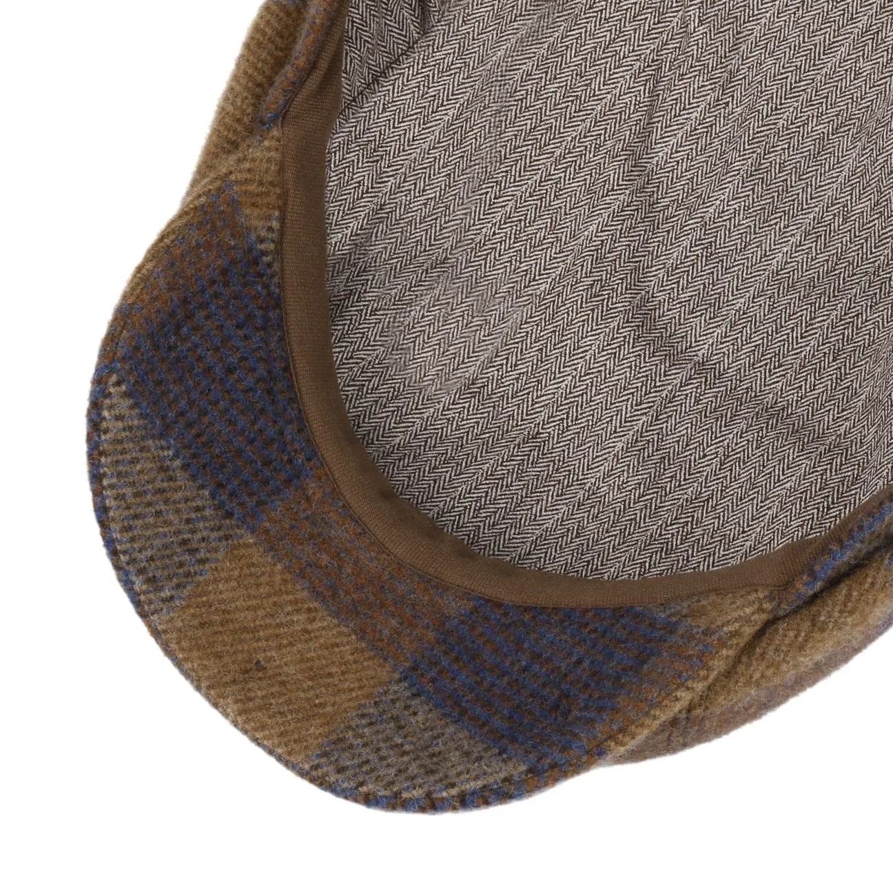 Accessoires Stetson - Casquette plate en laine à carreaux Hatteras Ankeny par Stetson