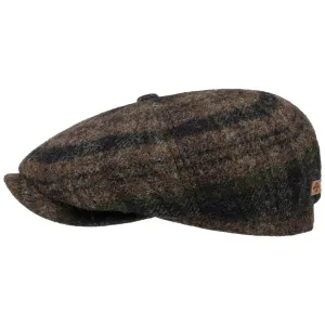 Stetson Accessories Hatteras Beeswax Shetland Wool Newsboy Cap by Stetson