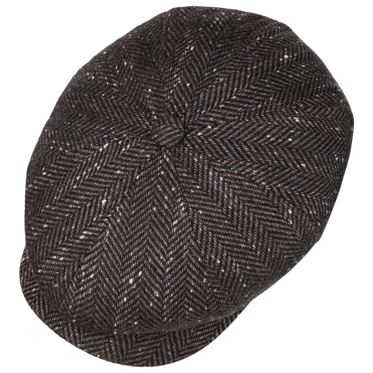 Accessoires Stetson Casquette Newsboy en Cachemire Hatteras Bright Spots par Stetson