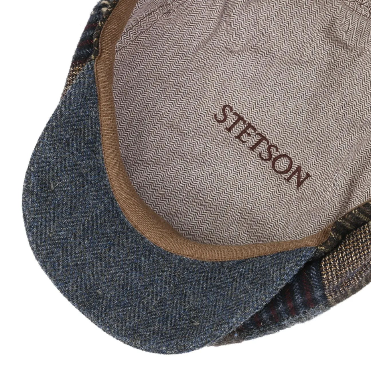 Accessoires Stetson Casquette Newsboy Classique Patchwork Hatteras par Stetson