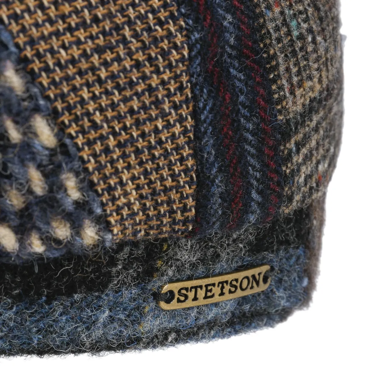 Accessoires Stetson Casquette Newsboy Classique Patchwork Hatteras par Stetson