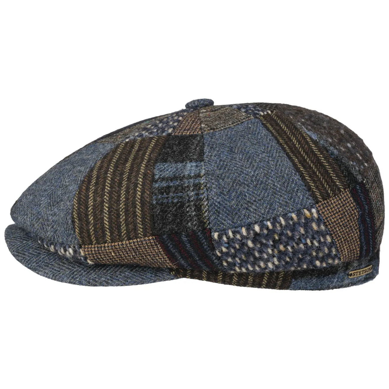 Accessoires Stetson Casquette Newsboy Classique Patchwork Hatteras par Stetson